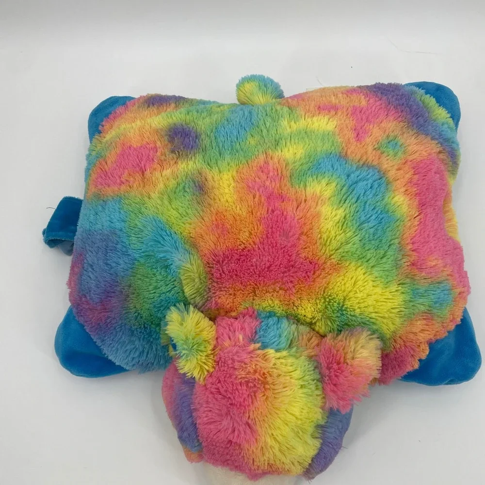 Pillow Pets Rainbow Tie Dye Bear 18